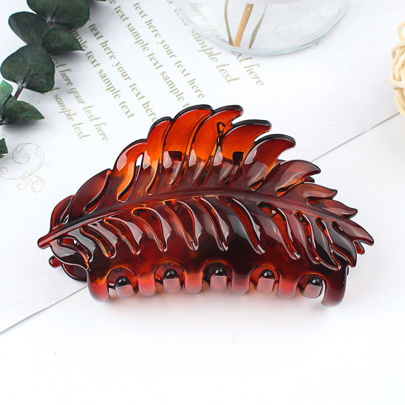 Leaves pattern Hair Claws