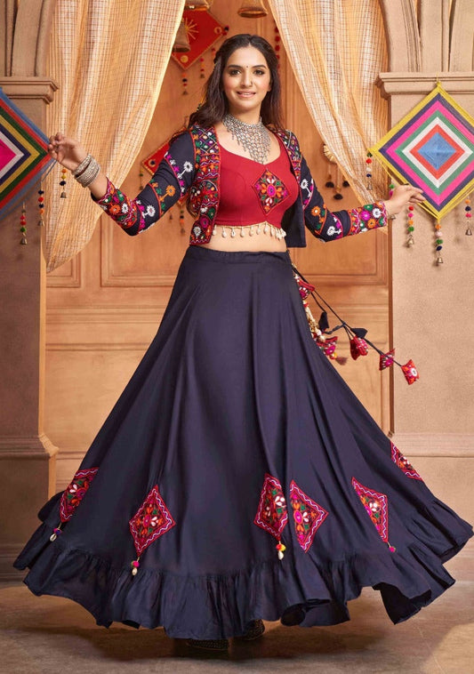 Beautiful Designer Navratri Koti Style Special Chaniya Choli