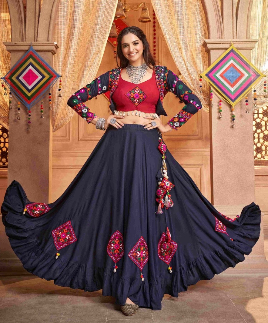 Beautiful Designer Navratri Koti Style Special Chaniya Choli