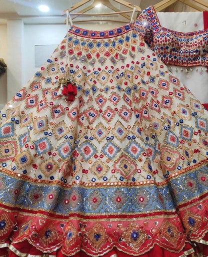 Beautiful multicolor lehanga choli  Designer Lehenga, South Indian Dresses, Chaniya Choli, Semistitched Lehenga