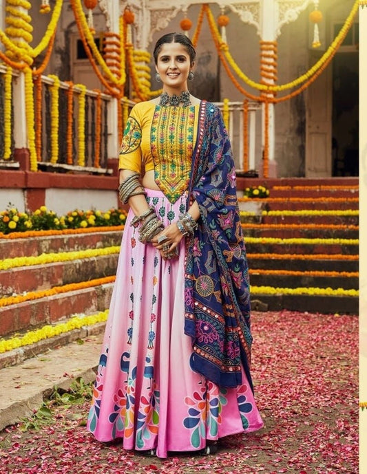 Navaratri Special Lehenga choli For Women For Navratri Garba,  Navratri Pooja, Festivals Party Wear Lehenga Choli