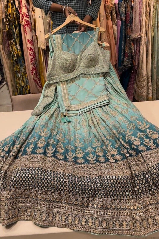 Beautiful wedding lehengas for women ready to wear|party wedding wear lehenga choli lehenga for women Gift for her Heavy lehenga choli