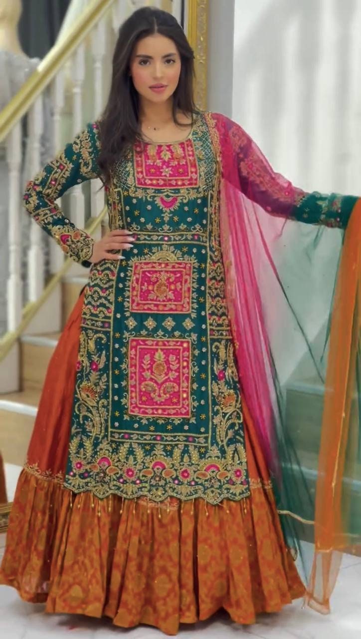 Punjabi lehenga kurta sale