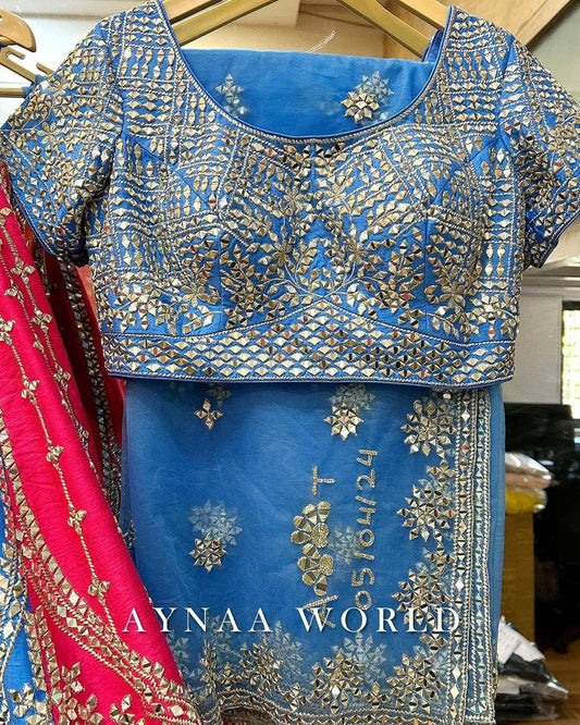 Premium multi Lehenga Full Flaired With Embroidery Sequence Work Lehenga Choli & Dupatta,Bridesmaid Gown,Partywear gown,Stitched Lehenga