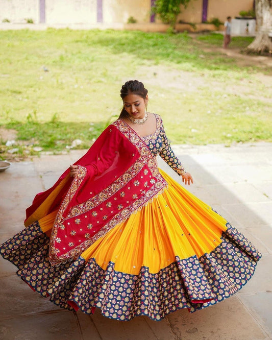 Special Designer Ghagra Choli Lehenga skirt for women Gujarati Garba dress Garba chaniya choli for girl indian traditional dresses