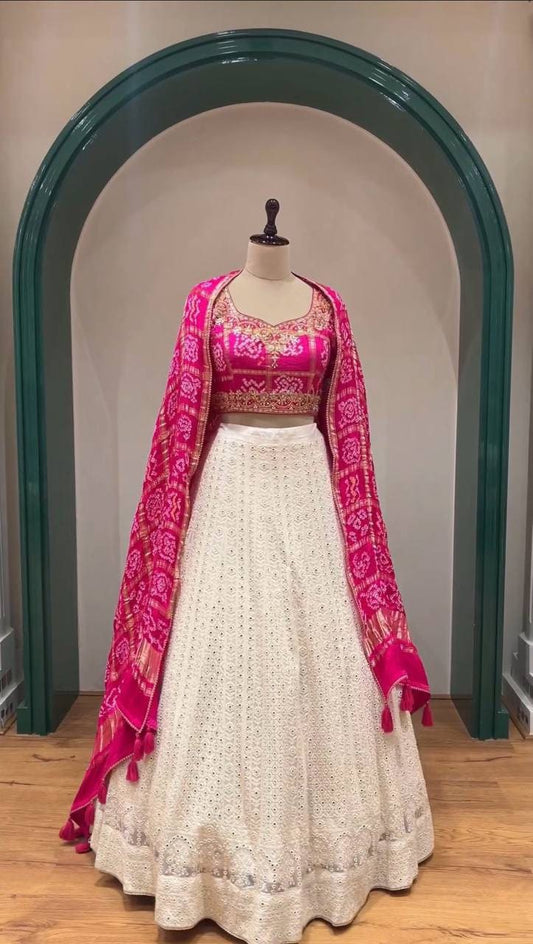 Designer lehenga choli for women or girls ready to wear georgette indian wedding party wear lehenga skirt