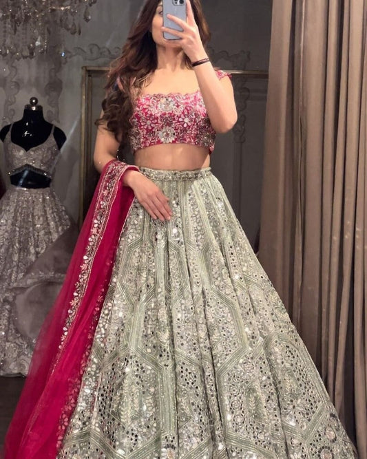 Ready to wear Sabyasachi Shaded Lehenga Choli set for and Women Bridesmaid Lehengas, Sabyasachis Lehengas