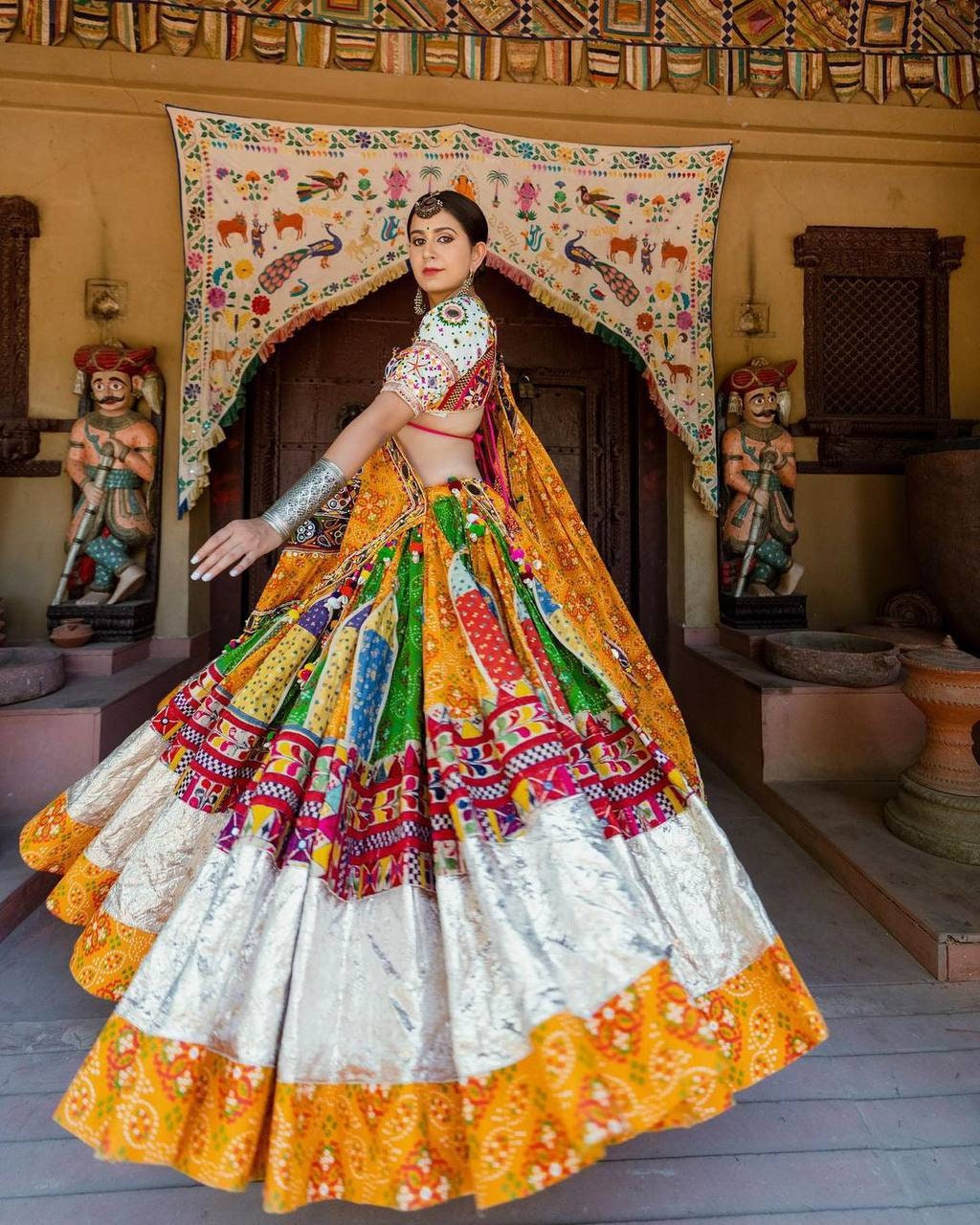 Special Designer Ghagra Choli Lehenga skirt for women Gujarati Garba dress Garba chaniya choli for girl indian Wear