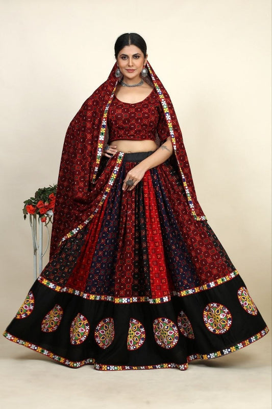 Exclusive Black Lehenga Choli For Women, Ready To Wear Lehenga, Indian Wedding Festival Party Wear Lehenga Fully Stitched, Chaniya Choli