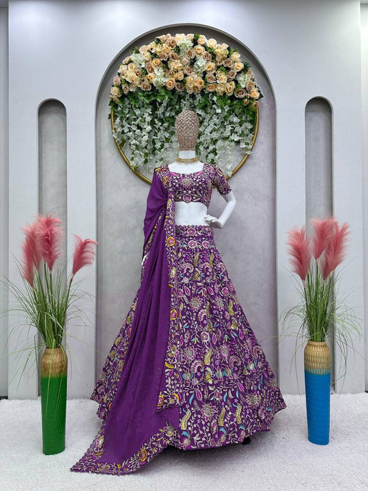 Indian Exclusive Lehenga Choli, Semistitched Lehenga,Sabyasachis Lehengas Floral Skirts, Punjabi Lehengas