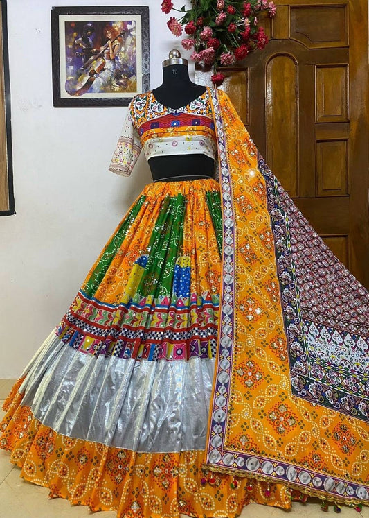 Special Designer Ghagra Choli Lehenga skirt for women Gujarati Garba dress Garba chaniya choli for girl indian Wear