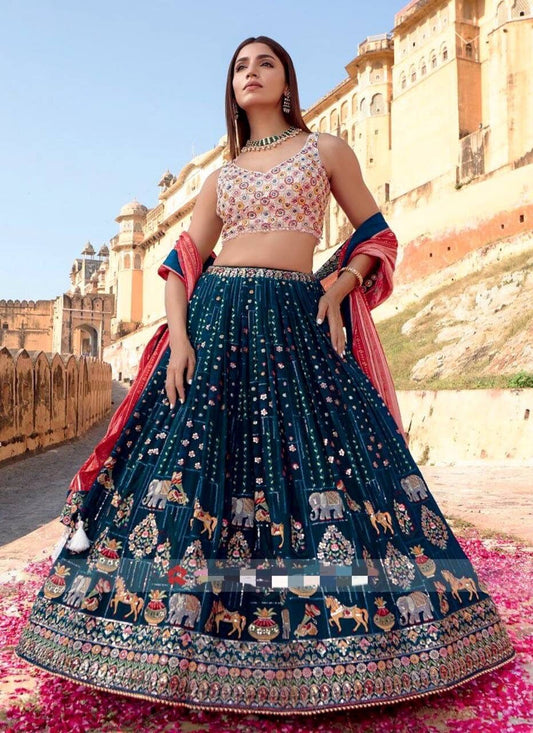 Indian lehengas for women ready to wear|party wedding wear lehenga choli |Lehenga for women