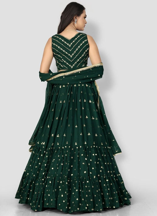 Beautiful Green colour lehanga choli for Sabyasachis Lehengas,Punjabi Ethnic Lehengas, Indo-western Outfits