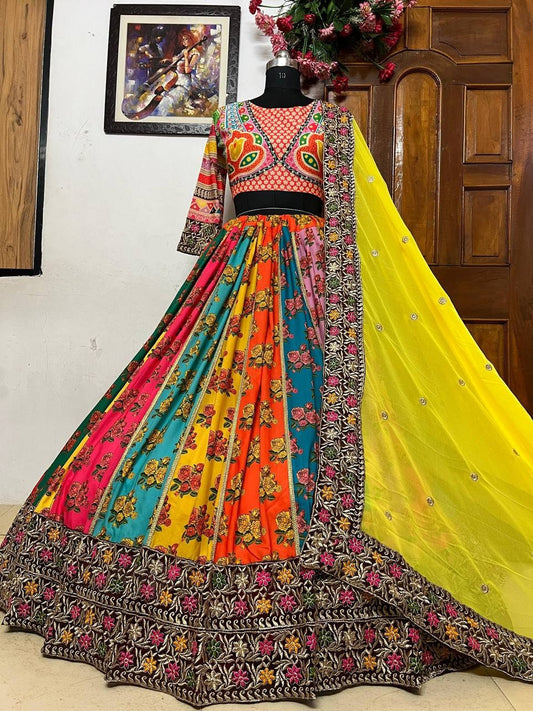 Navratri special lehenga choli for women or girls garba festival wear lengha choli traditional chaniya choli outfits|Navratri