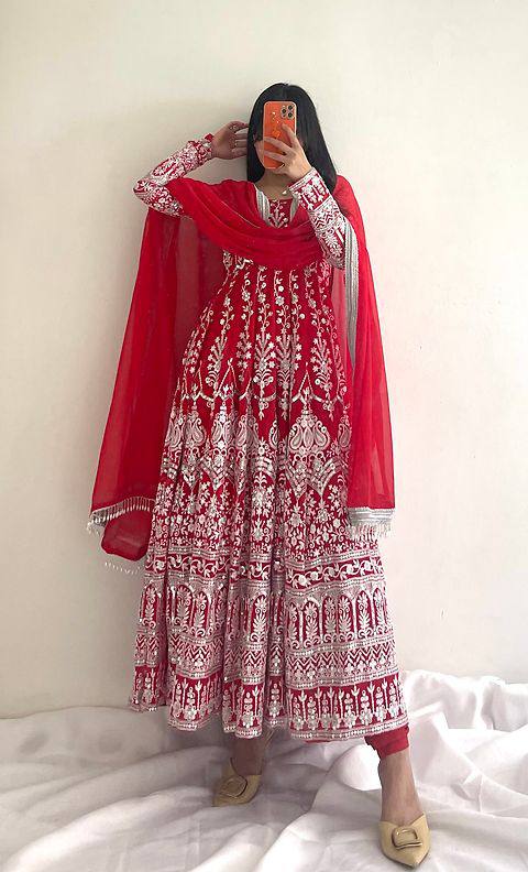 Anarkali Soft georgette With eid special Ready To Wear Collection for summer wear dress