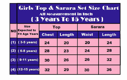 3 YEAR TO 15 YEAR GIRLS KIDS WEAR SUIT INDIAN DRESSES EMBROIDERY SIQUNCE WORK TOP WITH SARARA AND DUPATTA