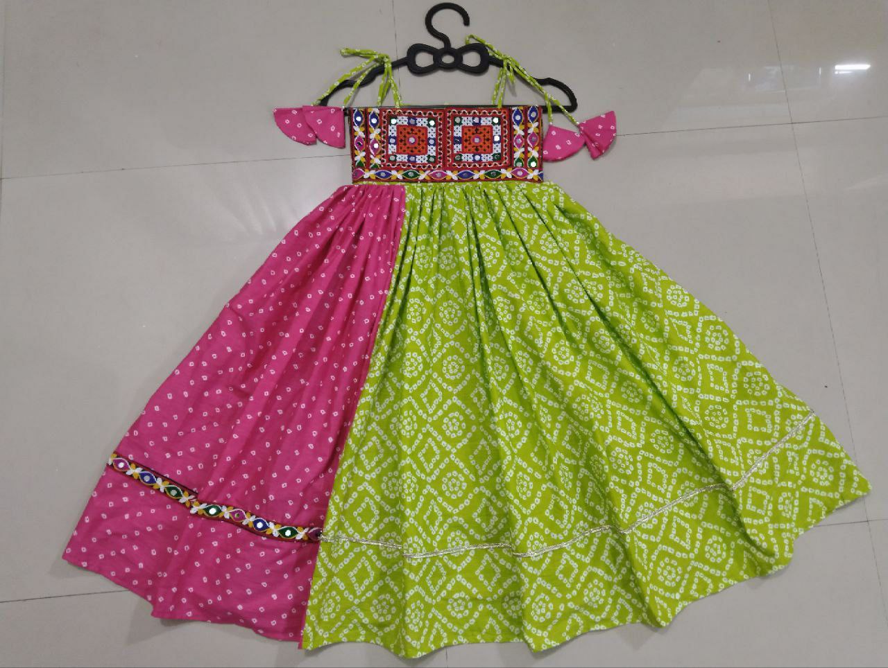 Navratri Special Reyon Gamthi Work Girls Collection