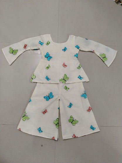 Baby Girls Printed Rayon Blend Round Neck Length Fancy Dress