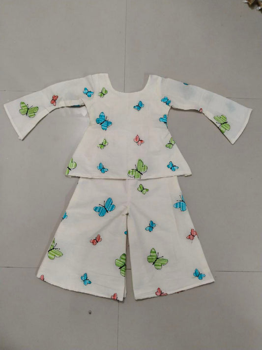 Baby Girls Printed Rayon Blend Round Neck Length Fancy Dress