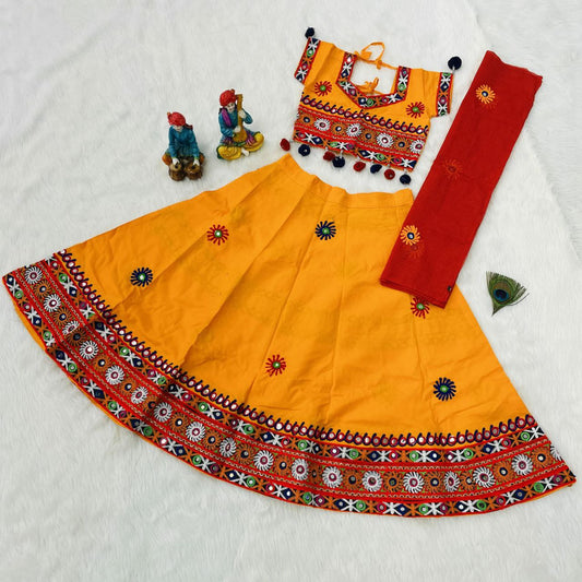 Navratri Special Kids Lehenga Choli in Multi Colors Available Designer Navratri Lehengha choli