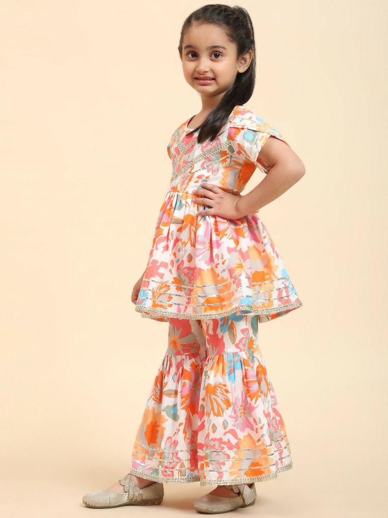 Girls Casual, Festive & Party, Formal, Wedding Kurta and Palazzo Set