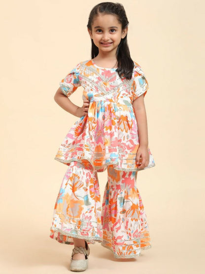 Girls Casual, Festive & Party, Formal, Wedding Kurta and Palazzo Set