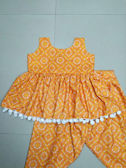 YNF RAYON BANDHANI BAB 08 KIDS WEAR WHOLESALE KIDS SUITS MANUFACTURER