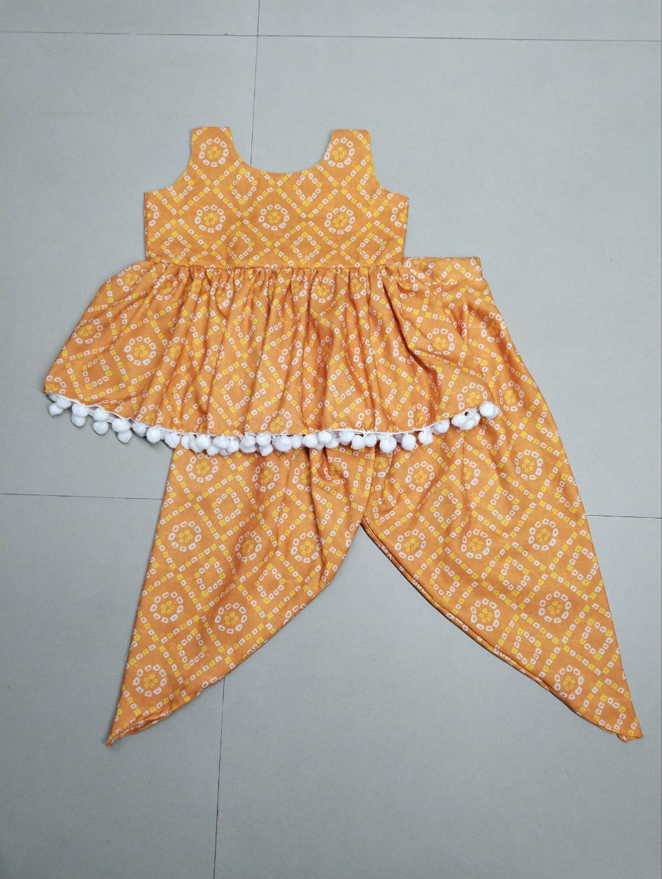 YNF RAYON BANDHANI BAB 08 KIDS WEAR WHOLESALE KIDS SUITS MANUFACTURER