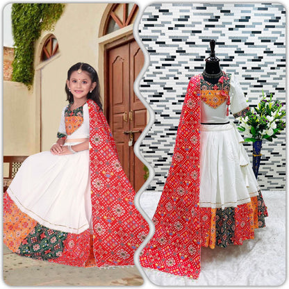 Festive Designer Girls Wear Navratri Special Kids Lehenga Choli