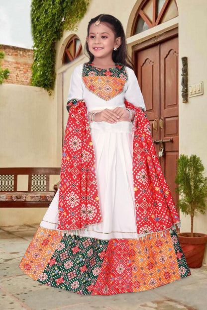 Festive Designer Girls Wear Navratri Special Kids Lehenga Choli