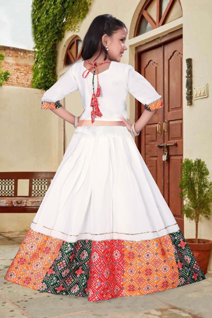 Festive Designer Girls Wear Navratri Special Kids Lehenga Choli