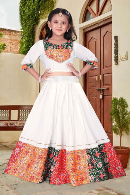 Festive Designer Girls Wear Navratri Special Kids Lehenga Choli