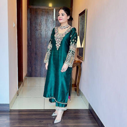 DESIGNER HEAVY SEQUINS PAKISTANI SUIT