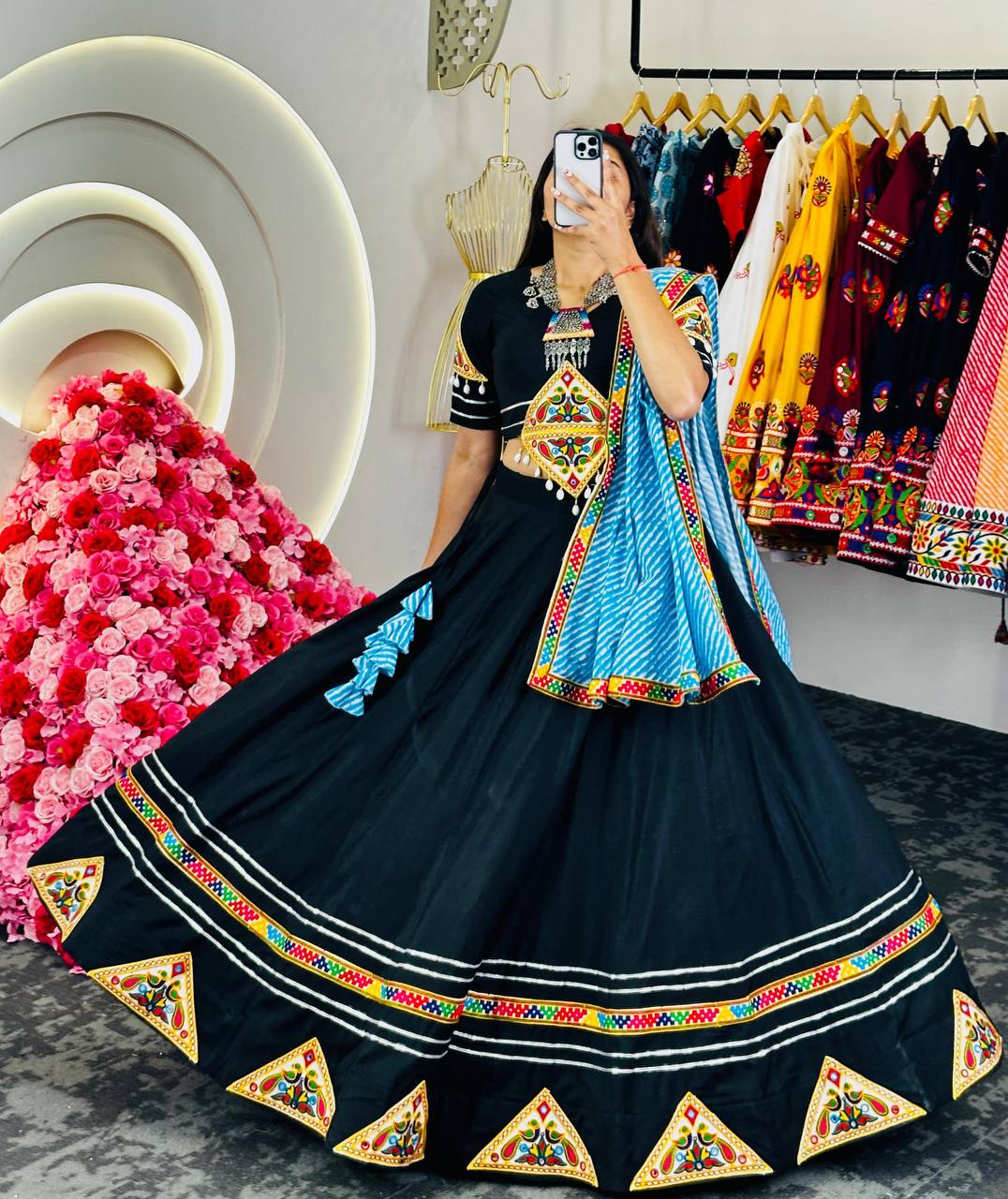 Designer Beautiful Navratri Collection Occasional Wear & Party Wear Cotton Lehengas