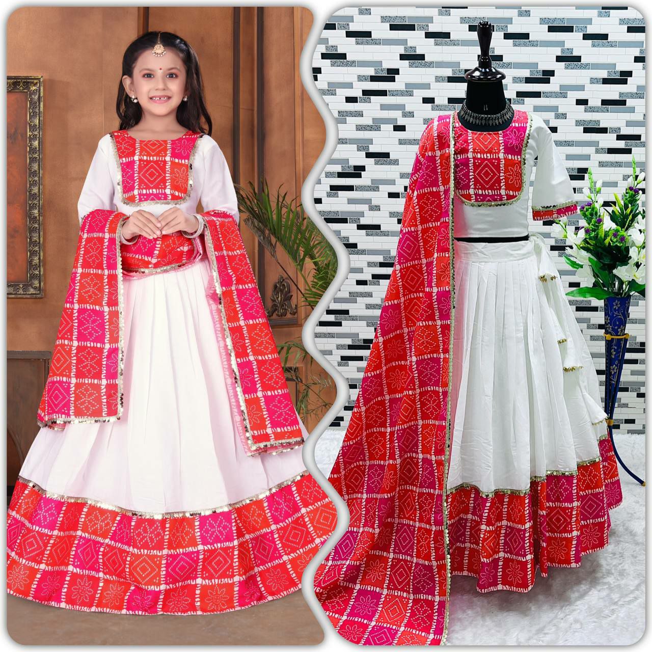 KIDS WEAR WHOLESALE KIDS LEHENGAS EMANUFACTURER