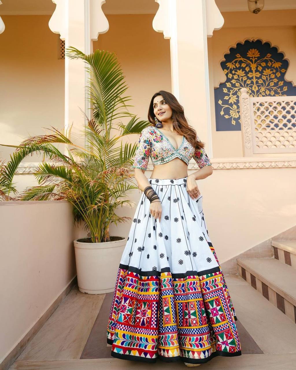 Cotton Machine Navratri Collection Lehenga Choli