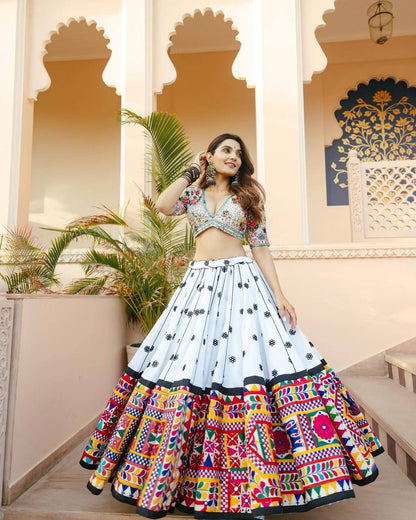 Cotton Machine Navratri Collection Lehenga Choli