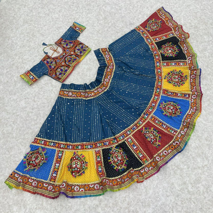 Navratri Traditional Special Kid's Garba Lehenga Choli