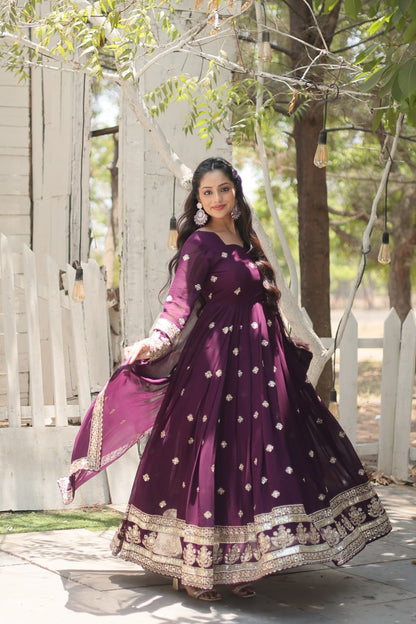 Designer Festive wear designer anarkali Long dress