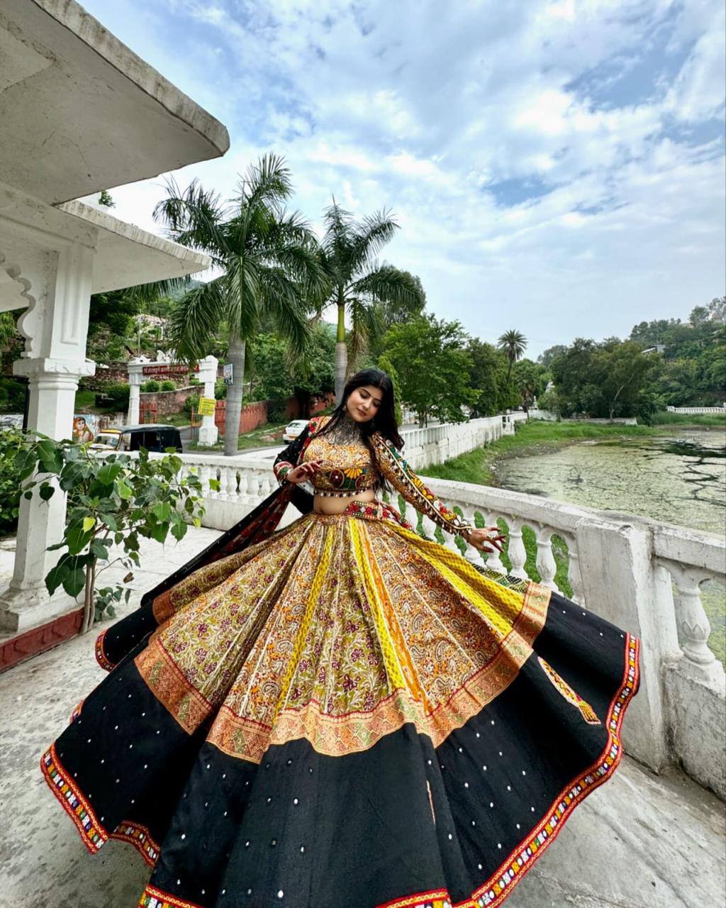 Navratri Special Muslin Cotton Printed Designer Lehenaga Choli