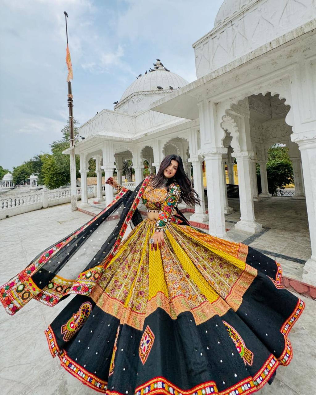 Navratri Special Muslin Cotton Printed Designer Lehenaga Choli