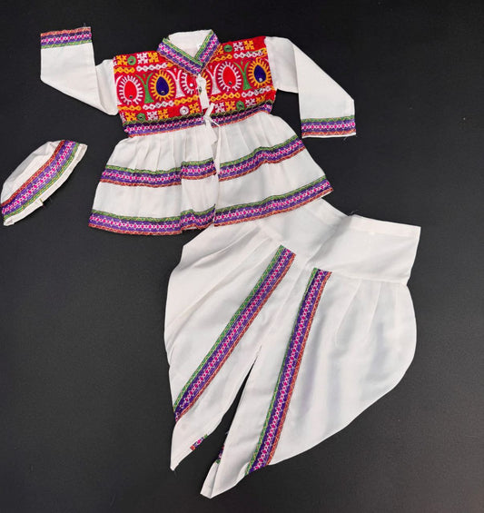 DESIGNER COTTON EMBROIDERY NAVRATRI KEDIA