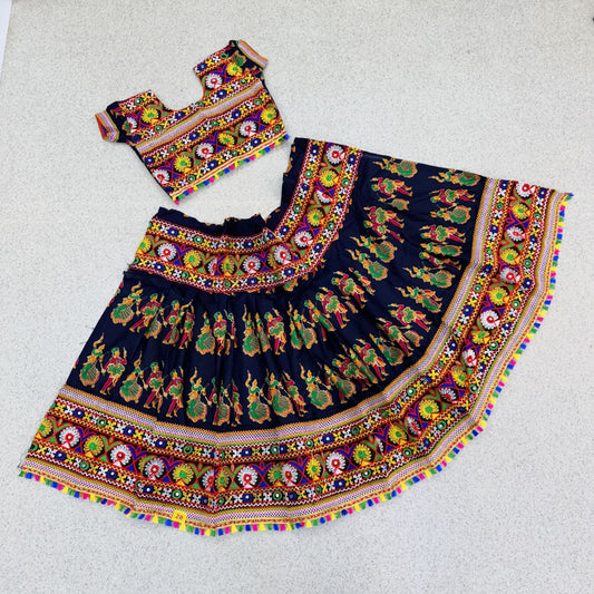 Navratri Traditional Special Kid's Garba Lehenga Choli