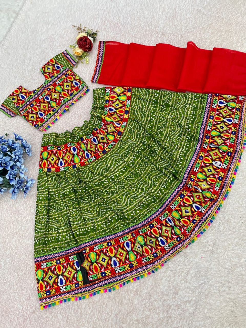 Navratri Traditional  Fashion Cotton Chaniya Choli, Gender : Girls