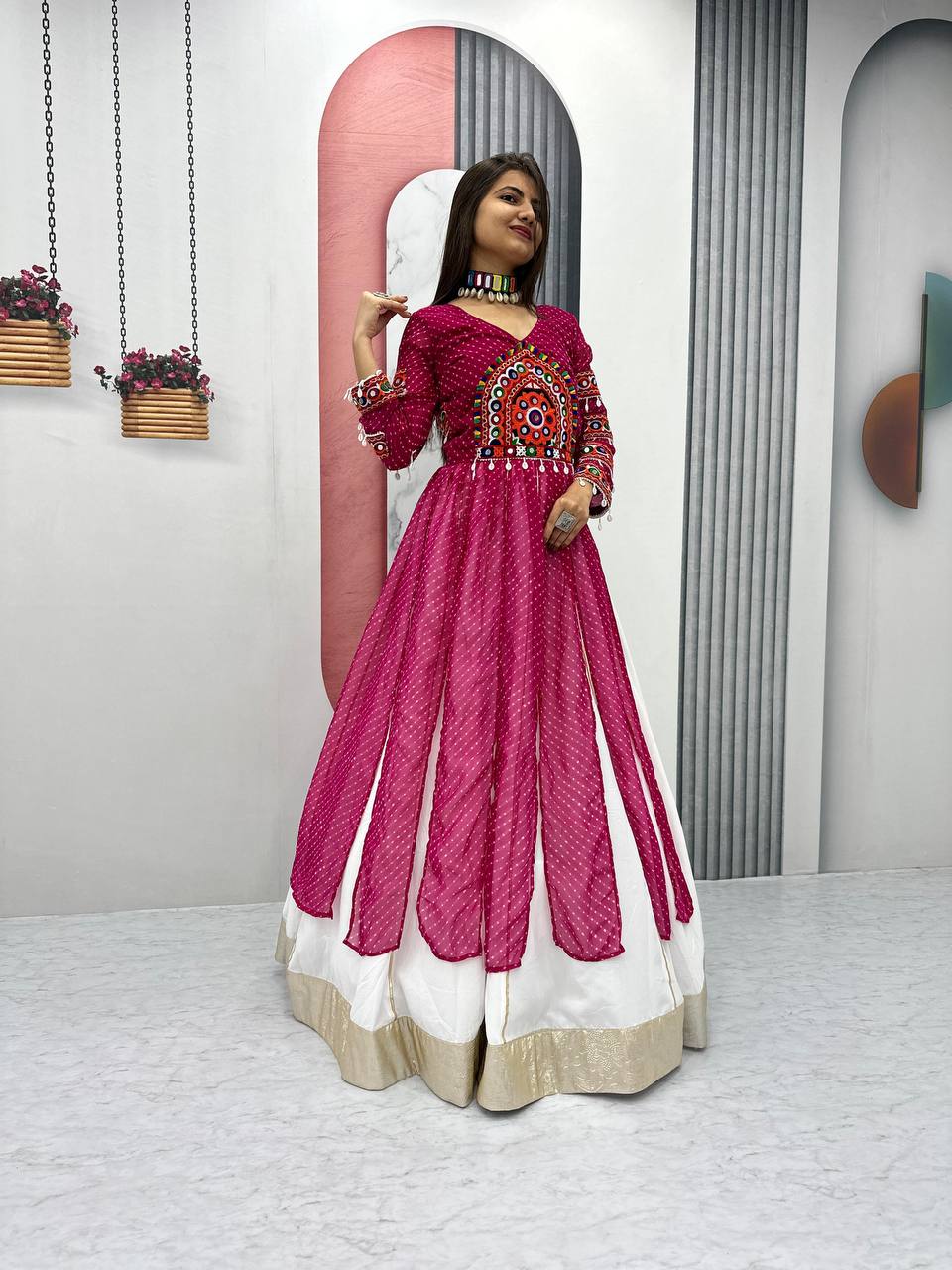 Navratri Special Pure Fiyona Cotton Lehenga Choli