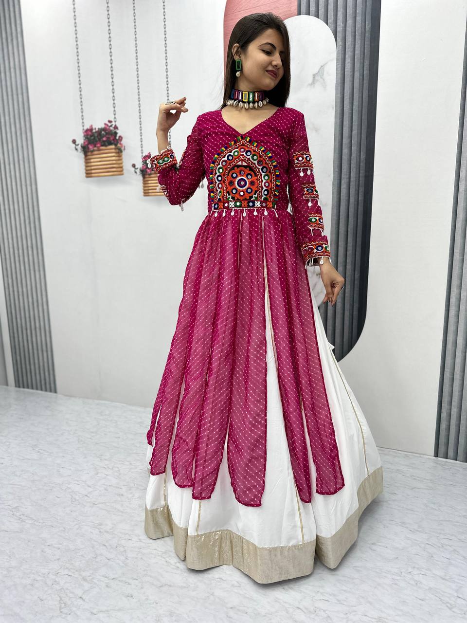 Navratri Special Pure Fiyona Cotton Lehenga Choli