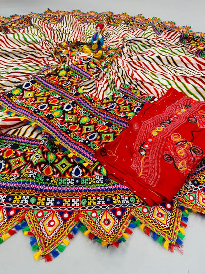 Navratri Traditional Lehriya Lehenga