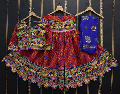 Navratri Traditional Lehriya Lehenga