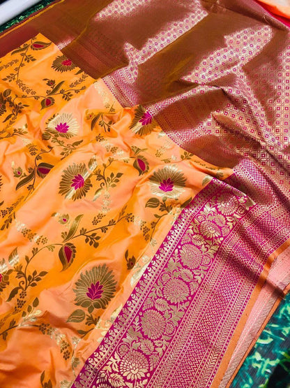 Kanchipuram Handloom Pure Silk Saree