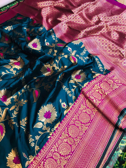 Kanchipuram Handloom Pure Silk Saree